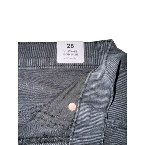 PacSun Black Ripped Vintage High Waisted Denim Shorts- NWT - Picture 11 of 11